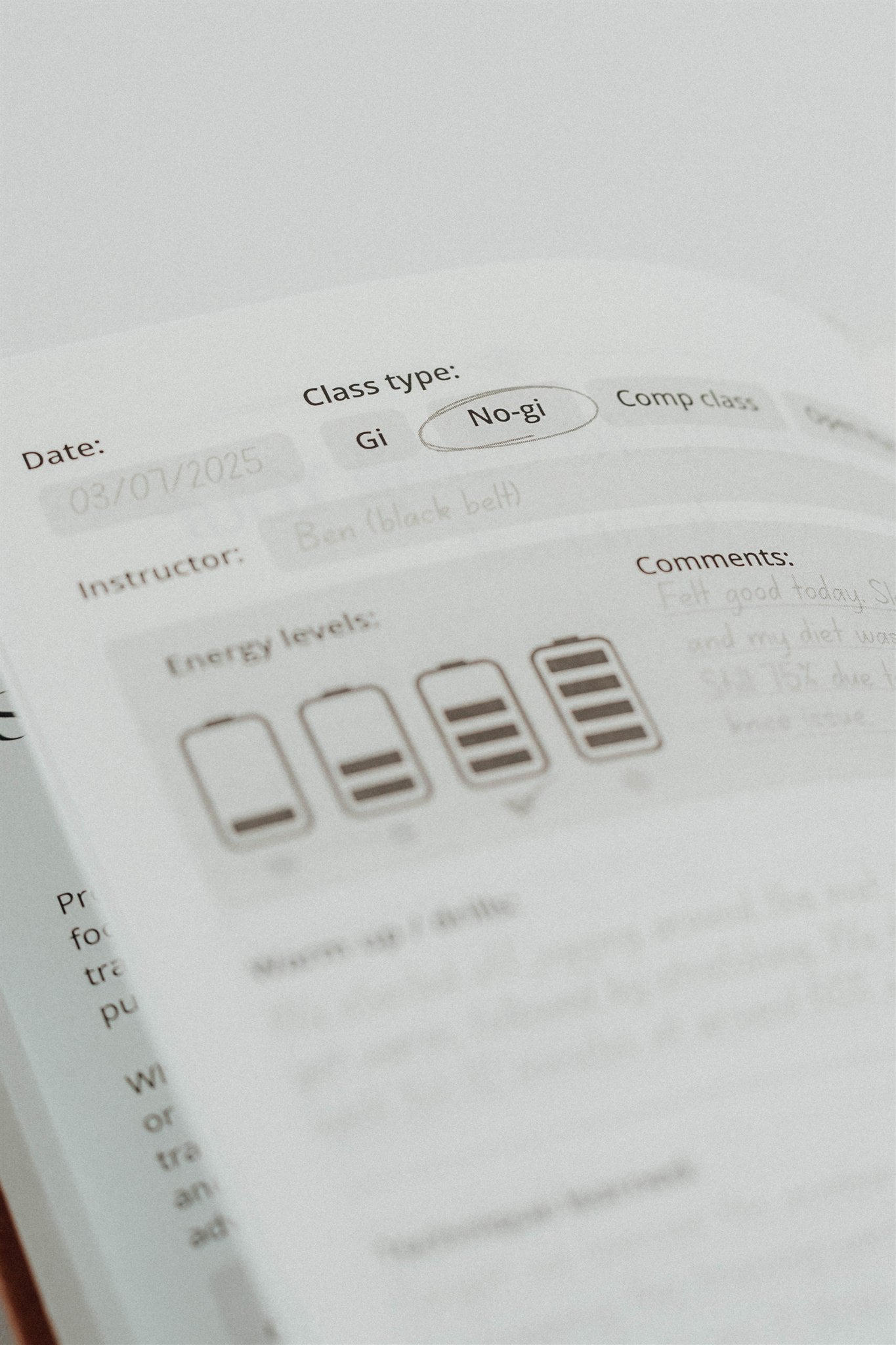 The Jiu Jitsu Journal